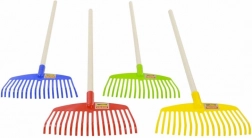 Dječje grabljice s drvenom drškom Wader Quality Toys