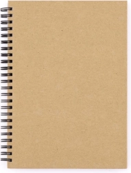 A5 Spiral Notebook with Natural Design