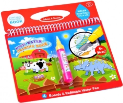 Water Coloring Book with Animals