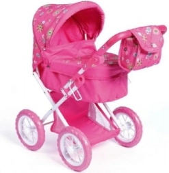 Doll Stroller with Storage and Bag