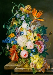 Goditi il puzzle Opera floreale 1000 pezzi