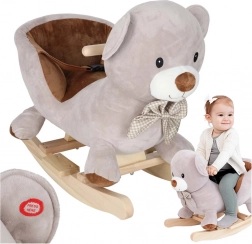 Plyšový hojdací medvedík so sedadlom a zvukmi