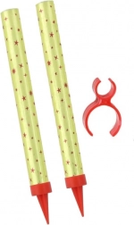 Fontána na párty zlatá s držákem na láhev