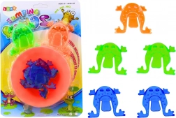 Dexterity Game Jumping Frogs Bowl Colorful