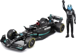 bburago 1:24 formula 1 mercedes-amg f1 w14 e 2023 george russell z figurico