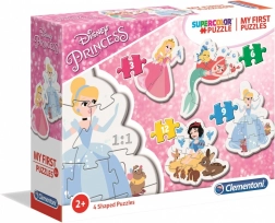 Moje prve slagalice Disney princeze 4u1 (3, 6, 9, 12 dijelova) – Clementoni