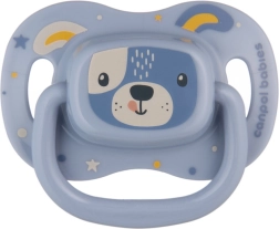 Succhietto simmetrico in silicone CANPOL babies Cute Animals 6–18 mesi, blu