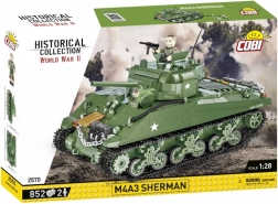 Blocs Collection Historique Seconde Guerre mondiale M4A3 838 pièces