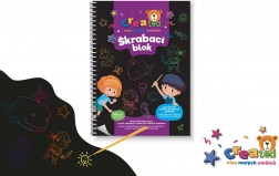 Scratch color note pads 14 × 20 cm, 10 sheets