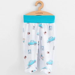 Pantalon évolutif pour bébé New Baby Classic II cars, taille 62 (3–6 mois)