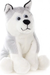 Chien husky en peluche 15 cm