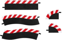 cordoli esterni per pit lane per piste Carrera Evolution/Digital 132/124, set da 5 pezzi
