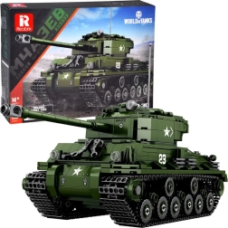 Reobrix građevni set tenk SHERMAN M4A3E8 – licencirani WORLD OF TANKS, 836 dijelova