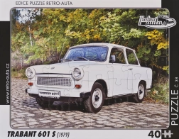 Retro sestavljanka Trabant 601 S 40 koščkov