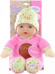 Baby born za dojenčke svetleča punčka za posteljico 30 cm