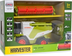 Mietitrebbia RC per bambini 1:24 verde con effetto fumo