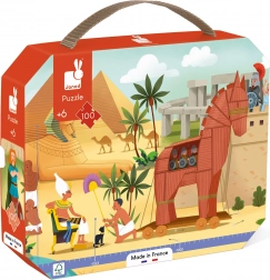 Panoramic Puzzle in a Suitcase – Antiquity and Mythology, 100 Pieces