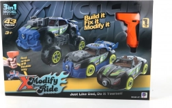 3-in-1 Car Building Kit with Screwdriver and Kids' Toy Drill