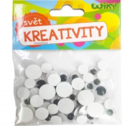 Googly Eyes – mixed sizes, 60 pcs