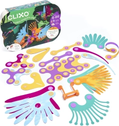 Clixo Tropical Birds magnetic building set 22 pcs