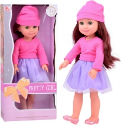 Poupée de mode élégante avec accessoires réalistes