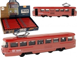 Red Metal Train with Friction Drive and Sounds