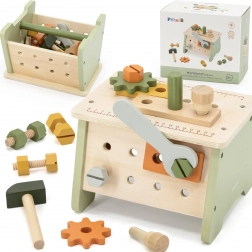 Viga PolarB mini radionica 2u1 drveni set alata