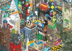Heye puzzle Pixorama: New York-i nyomozás 1000 darab