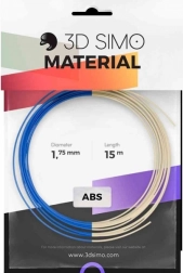 Thermochrome Pro filament for 3D pens and printers – changes color from blue to white, 1.75 mm, 15 m