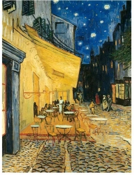 Collection d'Art de Puzzle : Terrasse de Café la Nuit 1000 Pièces