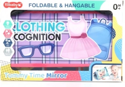 Libretto morbido 3 in 1 per i più piccoli con specchietto e massaggiagengive