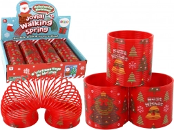 Kultikus piros rugó karácsonyi motívummal, 6 cm