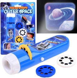 Torcia proiettore per bambini con motivi spaziali