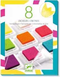 Barvni blazinice za štampiljke Pop od Djeco