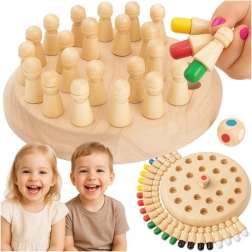 KRUZZEL Wooden Memory Chess