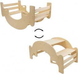 Picnic Table and Swing 2in1 Natural