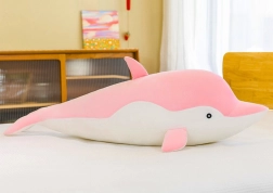 Plush Mascot Pink Dolphin 70 cm