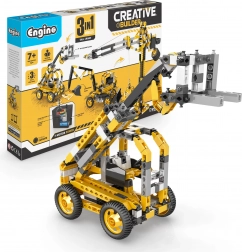 Engino Creative Builder construction set – construction machines (3 in 1)