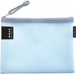 Mesh Envelope A5 PASTELINI Blue with Zipper Closure
