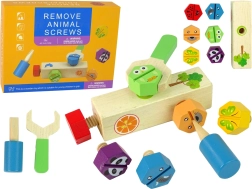 Drvena set za šarafljenje sa životinjama