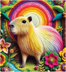 Wooden Capybara Puzzle, 20 Pieces