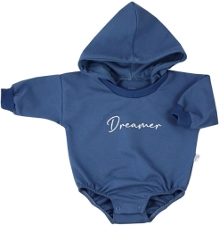 Koala Dreamer baby jogger bodysuit with hood blue