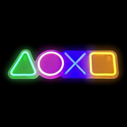 Lampada LED al neon a forma di controller di gioco