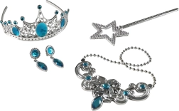 Blue Princess Set with Crown and Jewelry