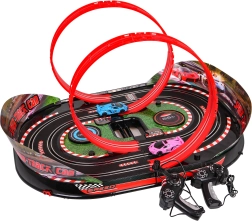 Pista da corsa pieghevole Speed Track con 2 loop per bambini 6+, controllo manuale ed effetti luminosi e sonori