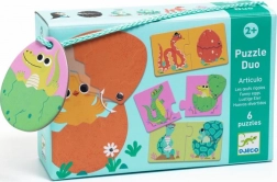 Djeco duo puzzle – vesela jaja