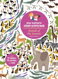 Chronicle Books activity book with stickers – Savannas