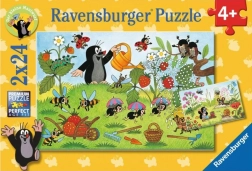 RAVENSBURGER Puzzle Kisvakond a kertben 2x24 darab