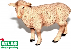 Hand-painted sheep figurine 9 cm