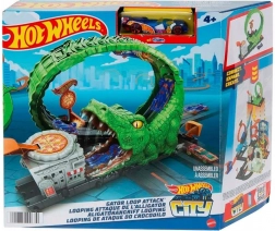 Set a tema Hot Wheels loop del coccodrillo